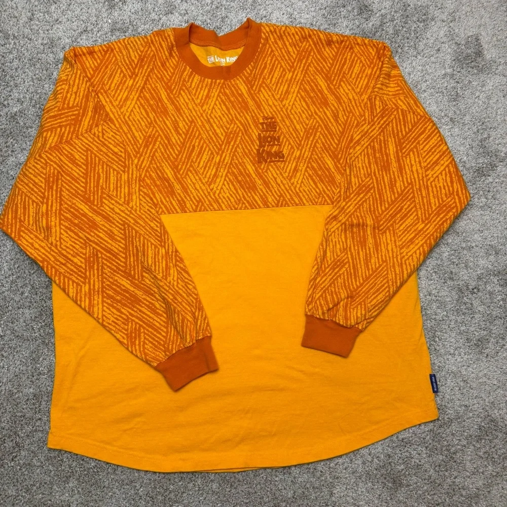 Disney The Lion King Spirit Jersey Orange Sun Africa US Size XL RARE - Picture 2 of 9